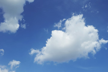blue sky with clouds