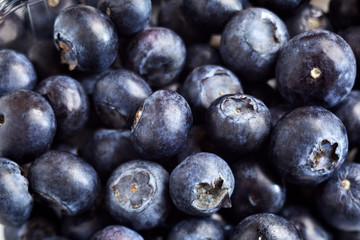 Close-up view of blueberries background, close up, tasty and sweet