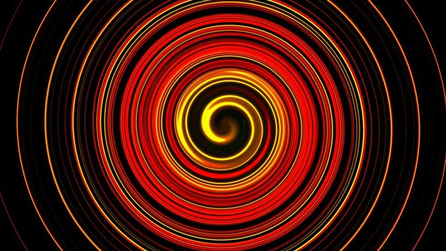 Abstract spiral rotating and twisting lines, computer generated background, 3D rendering background