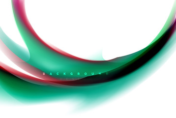 Holographic paint explosion design, fluid colors flow, colorful storm. Liquid mixing colours motion concept, trendy abstract background layout template for business presentation, app wallpaper banner