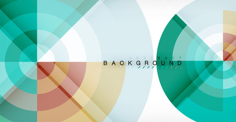 Obraz premium Vector circle abstract background