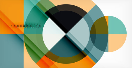 Obraz premium Vector circle abstract background