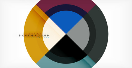 Obraz premium Vector circle abstract background