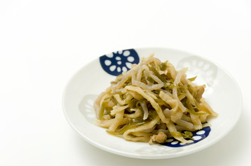 沖縄料理 千切りイリチー（切り干し大根の含め煮）