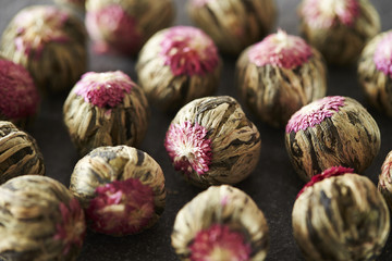 Blooming flowering tea