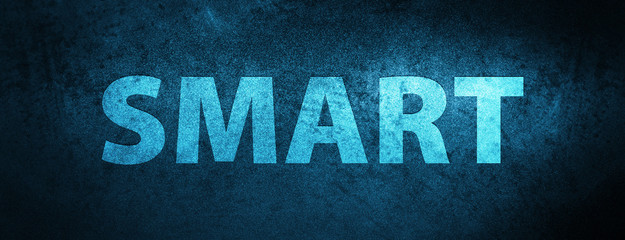 Obraz premium Smart special blue banner background
