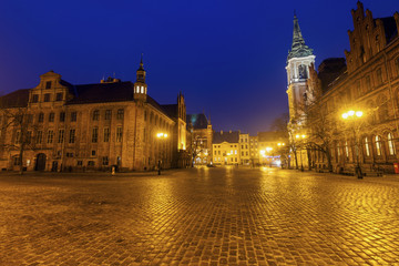 Fototapeta na wymiar Old Town Hall in Torun