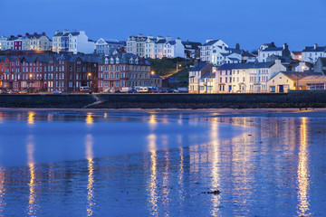 Obraz premium Panorama of Peel at evening