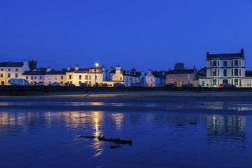 Obraz premium Panorama of Peel at evening