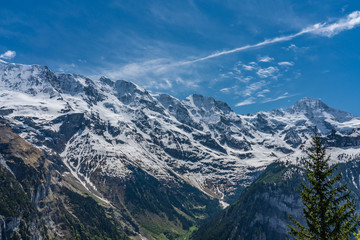 Fototapeta premium Alps panorama from Murren
