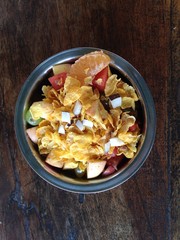 food, breakfast, cereal, meal, bowl, healthy, dish, diet, corn