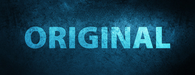 Original special blue banner background