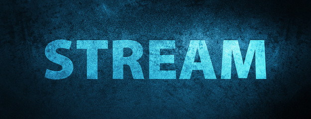 Stream special blue banner background