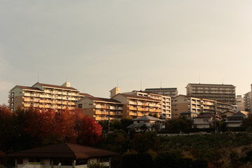 Obraz premium 集合住宅、横浜・十日市場