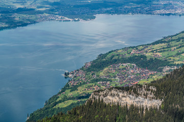 Fototapeta na wymiar Alps panorama from Niederhorn