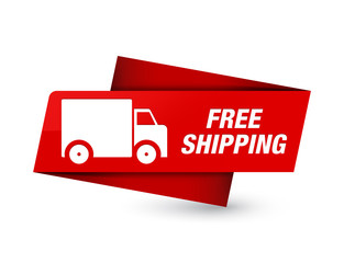 Free shipping premium red tag sign