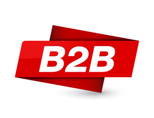 B2b premium red tag sign