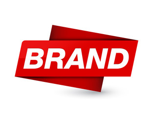 Brand premium red tag sign