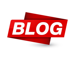 Blog premium red tag sign