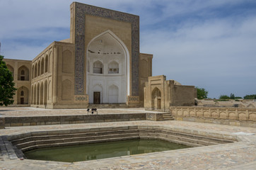 Fototapeta na wymiar City of the dead. Memorial complex, necropolis Chor-Bakr in Bukhara, Uzbekistan. UNESCO world Heritage