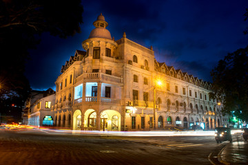 Fototapeta na wymiar Queen's Hotel in Kandy city, Sri Lanka which is famous among travelers