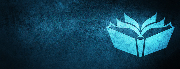 Translation icon special blue banner background