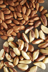 background of nuts