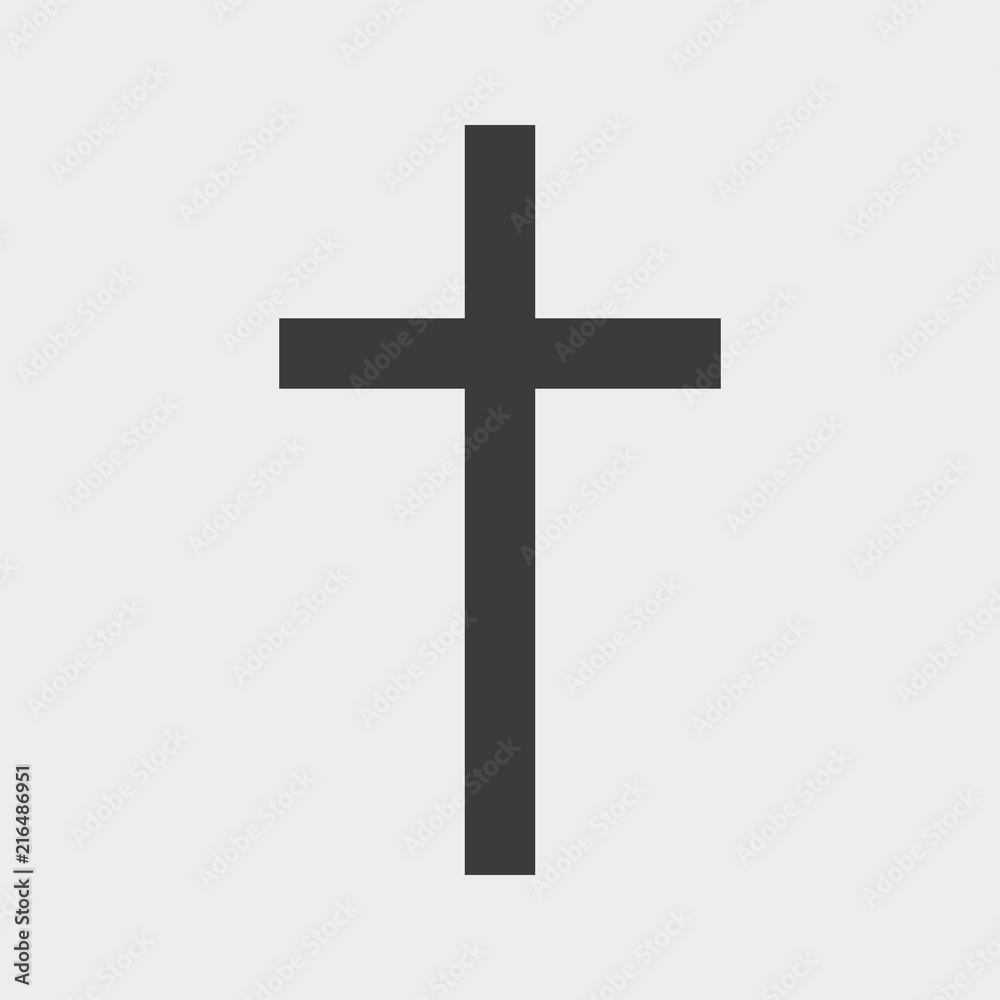 Canvas Prints vector cross icon