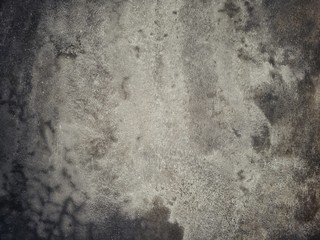 old mold stained concrete wall background for copy space