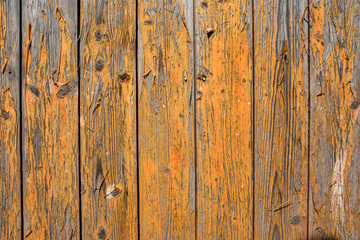 Fototapeta premium Orangenes Holz Vintage Retro Alt