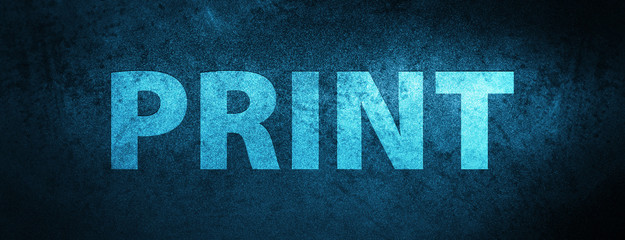 Obraz premium Print special blue banner background