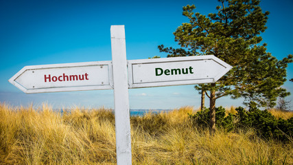 Schild 361 - Demut