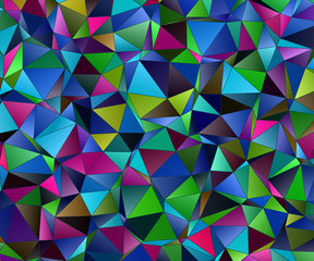 Triangular 3d, modern background