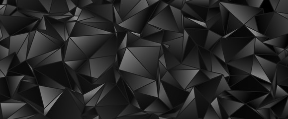 Abstract Low-Poly triangular modern background