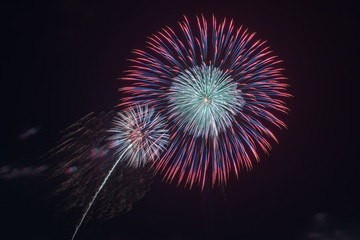Fototapeta premium Japanese fireworks