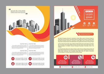 cover, layout, brochure, magazine, catalog, flyer for company or report
