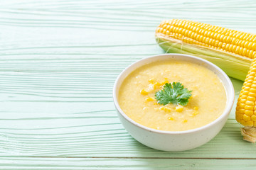 corn soup bowl