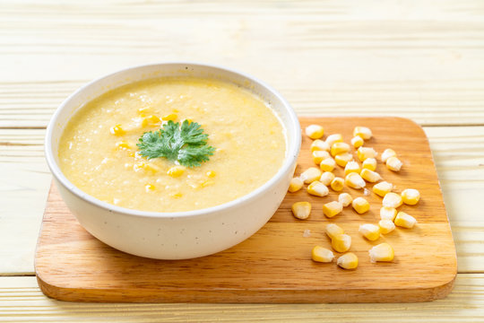 corn soup bowl