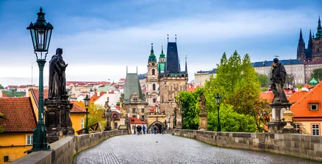 Sierkussen Prague is the capital of the Czech Republic, the European state. Historical sights. © seqoya