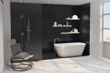 Clean bathroom interior