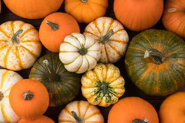 Many Pumpkins background