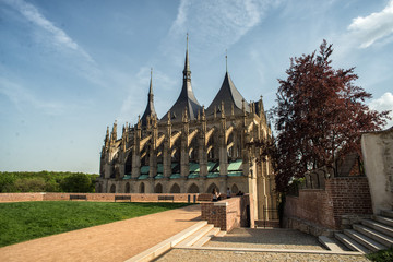 Fototapeta premium Overview of Corpus christi Chapel in Kutna Hora, Czech republic