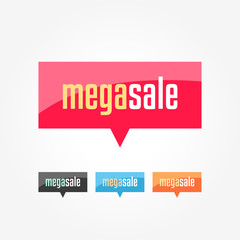 Mega Sale Shopping Tags