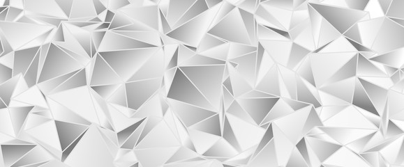 Abstract Low-Poly triangular modern background