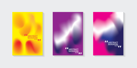 Naklejka premium colorful abstract gradient background. design template. vector illustration artwork. on gray background