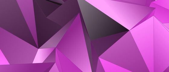Obraz premium Triangular 3d, modern background