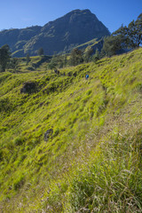 Rinjani mountain range, Lombok, Indonesia.