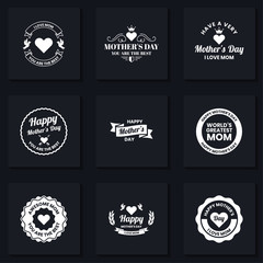 Vintage Retro Vector Logo for banner