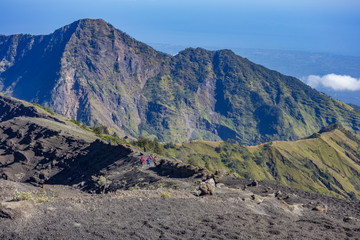 Rinjani mountain range, Lombok, Indonesia.