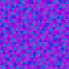 Triangle pattern. Abstract geometric wallpaper of the surface. Seamless cute background. Pretty colors. Print for polygraphy, posters, t-shirts and textiles. Beautiful texture
